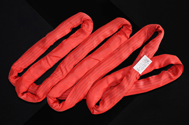 环形吊装带细节--河北东圣吊索具制造有限公司--柔性吊装带|彩色吊装带