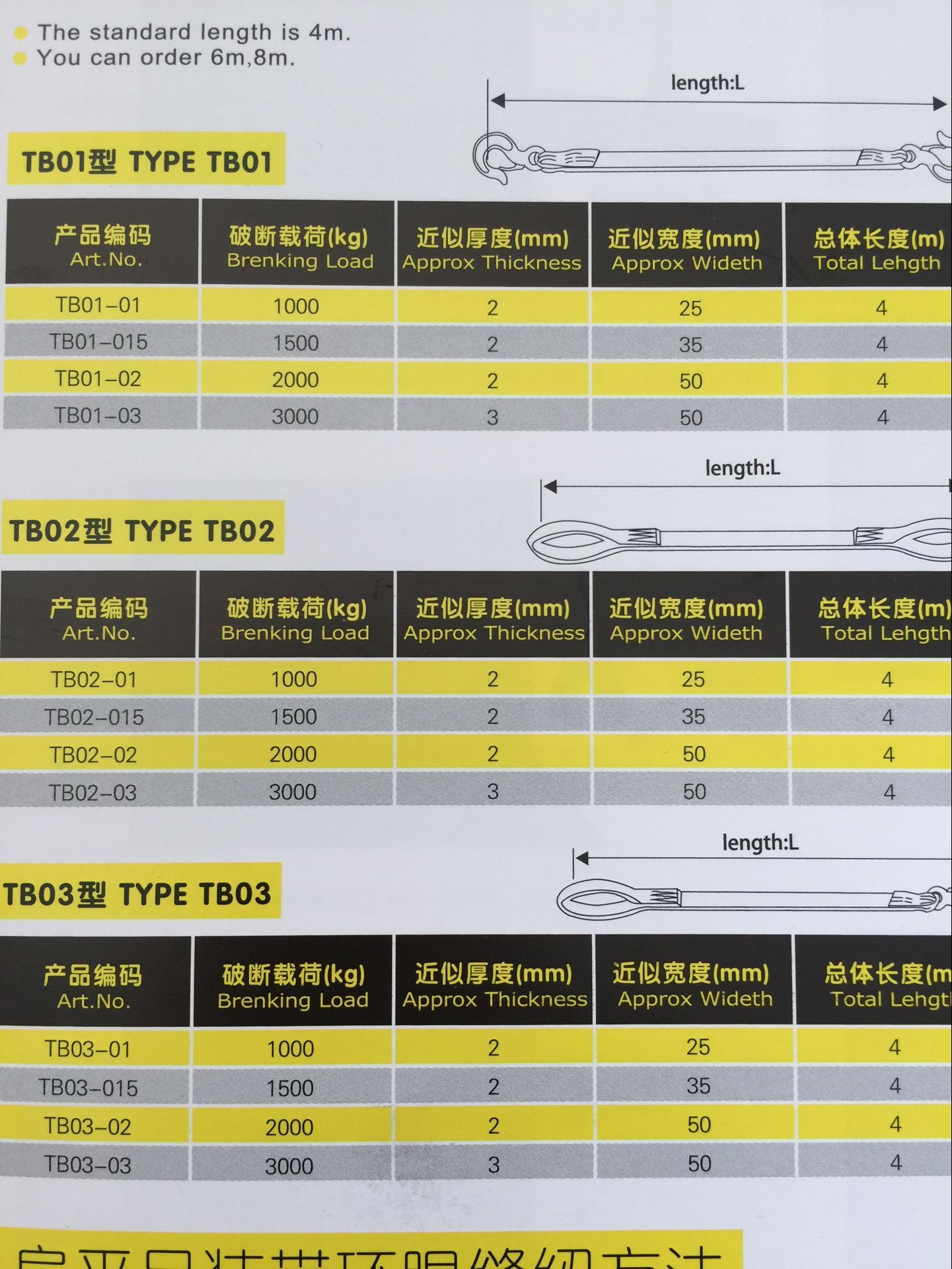 得东圣轿车牵引带TB01，TB02，TB03