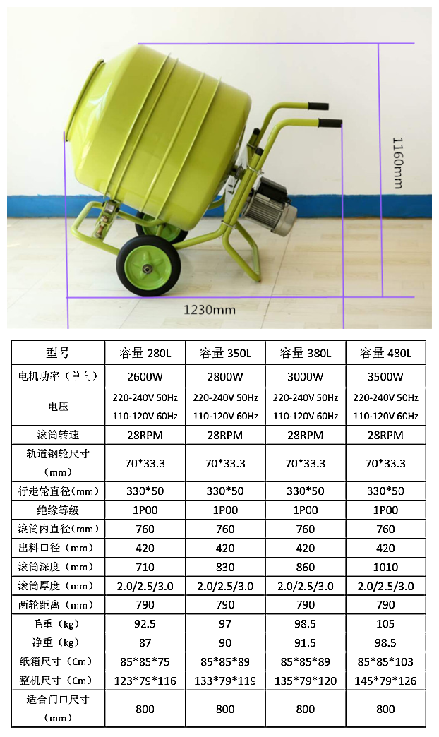 小型砂浆搅拌机