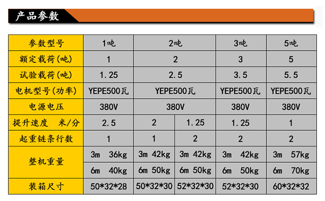 河北东圣吊索具制造有限公司DHS环链电动葫芦