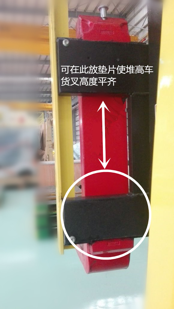液压堆高车垫钢片位置标注--河北东圣吊索具制造有限公司--液压堆高车|手动叉车|吊装带|小型搅拌机|石材夹具